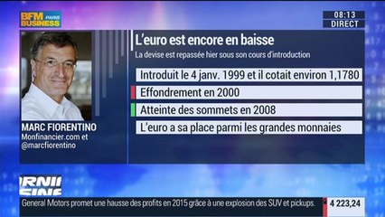 Marc Fiorentino: "Il serait logique que l'euro baisse encore" - 15/01