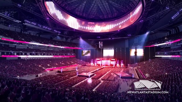Visitez le nouveau stade de NFL d'Atlanta : 2 milliards de dollars pour cet édifice magnifique!