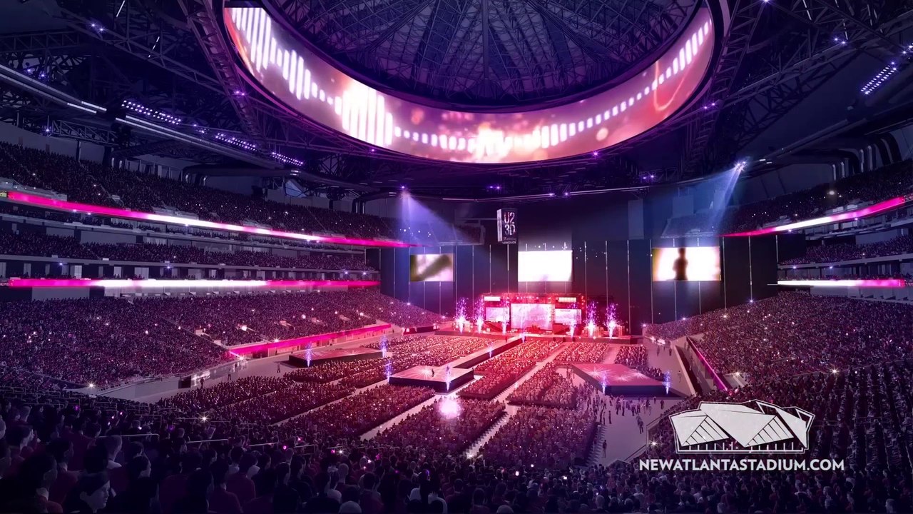 Visitez le nouveau stade de NFL d'Atlanta : 2 milliards de dollars pour cet édifice magnifique!