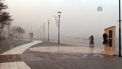 çanakkale boğazında sis