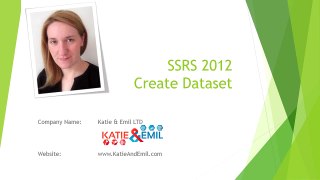 SSRS 2012 Create Embedded Data Set Example Video Tutorial