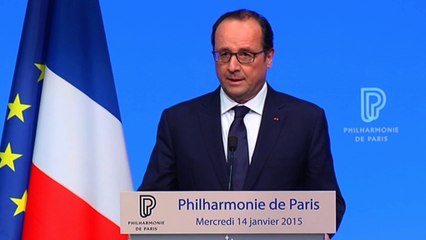 Discours lors de l'ouverture de la Philharmonie de Paris
