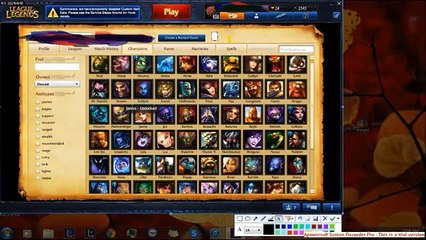 Selling Account - 30 LVL ACCOUNT League of Legends