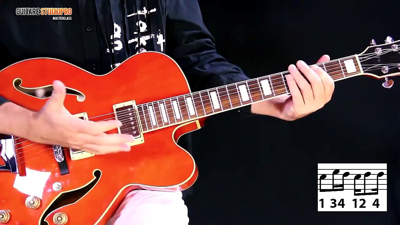 Cours de Guitare_ exercices de rythmique guitare pour jouer bien en place