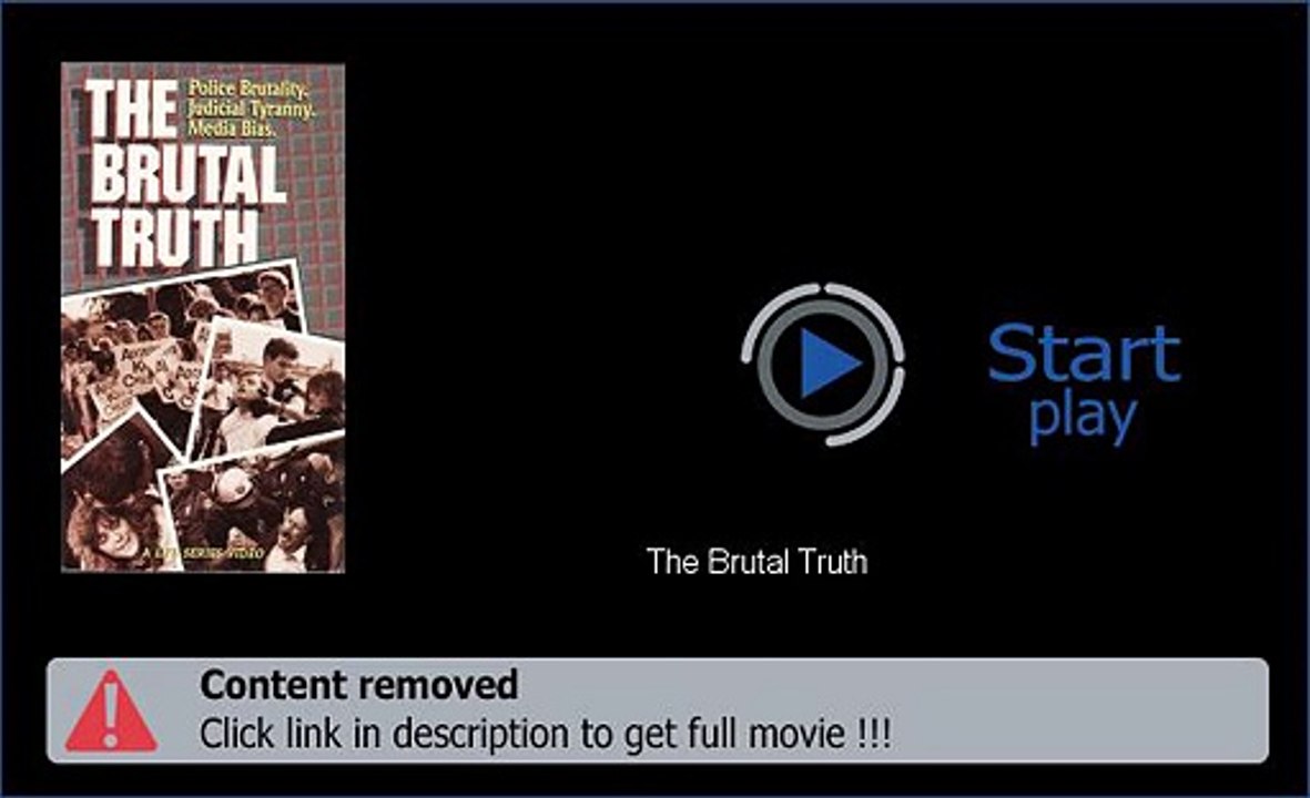 Download The Brutal Truth Movie Mp4 Avi Mkv Pda Video Dailymotion