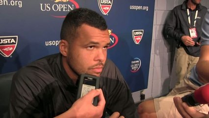 Download Video: TENNIS - US OPEN - Tsonga : «Je n'ai pas laissé de forces»