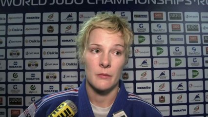JUDO - ChM (F) -78kg - Louette: « Compliqué avec ma blessure »