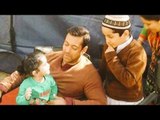 Salman Khan Relaxes With Small Fans On Sets Of Bajrangi Bhaijaan