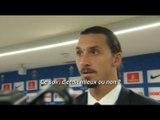 FOOT - L1 - PSG - Zlatan : «Est-ce que vous allez parler de ce que j'ai vraiment dit ?»