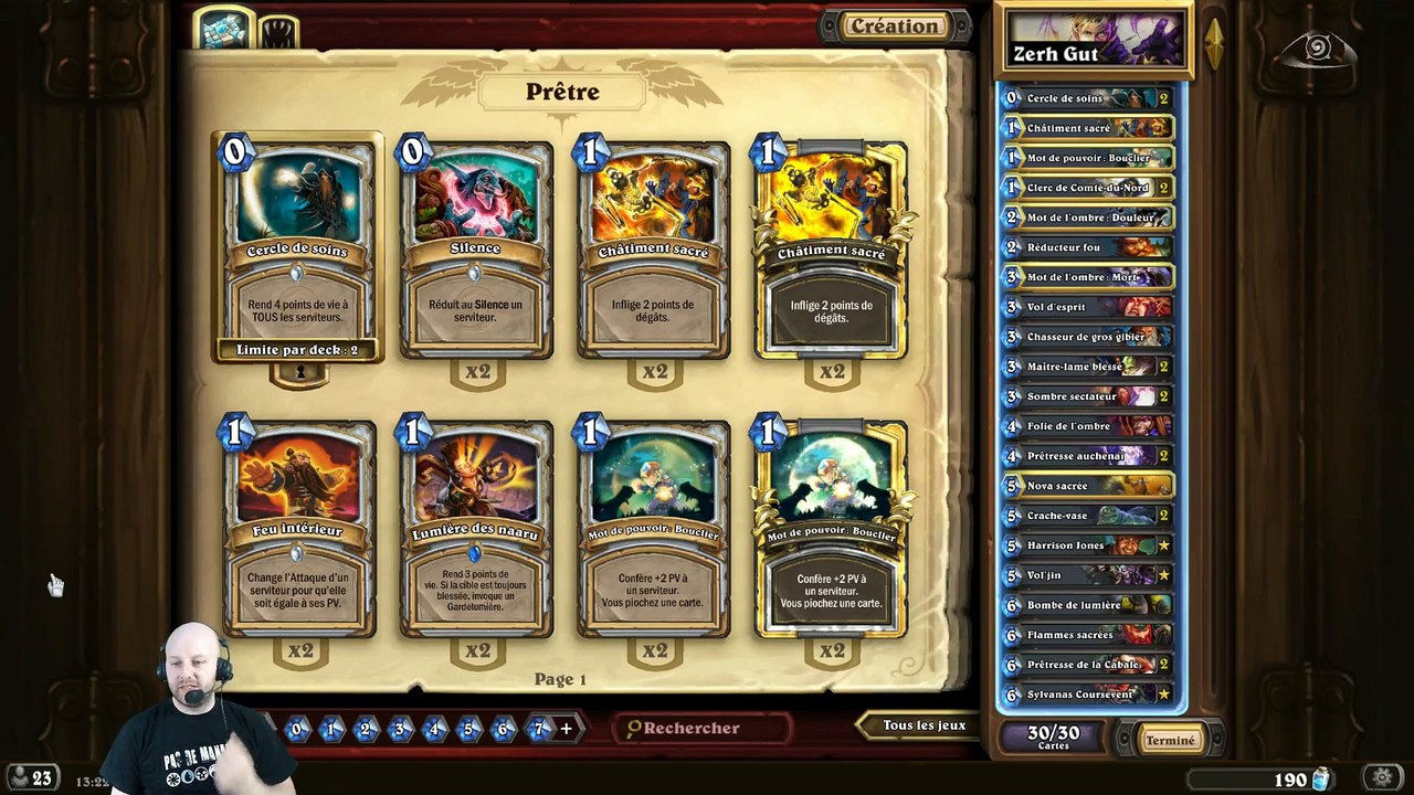 Deck Pretre Contrôle