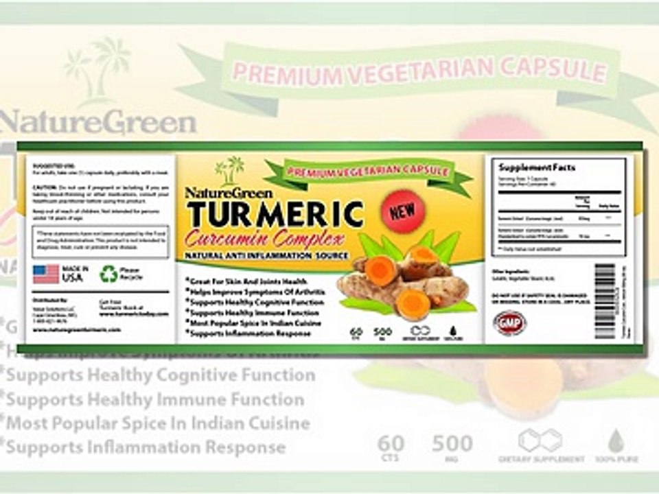 Turmeric Curcumin Capsules: To Supply Optimum Health