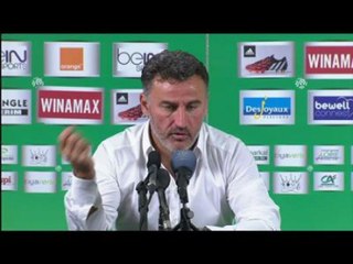 FOOT - L1 - ASSE - Galtier : «Un gros coup d'arrêt»
