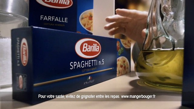 Barilla - pâtes et sauces, Une histoire d'amour à l'italienne - octobre 2012 - spaghetti, pesto alla genovese
