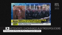 François Hollande remet la Légion d'honneur aux trois policiers tués dans les attentats