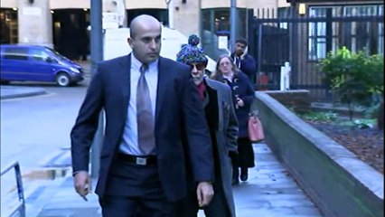 Gary Glitter arrives for alleged sex abuses trial