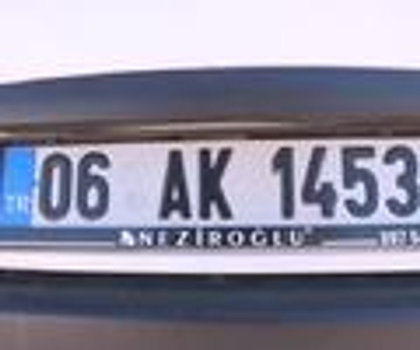 350 bin liralık plaka