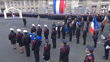 L’hommage de la nation aux trois policiers tués dans les attentats