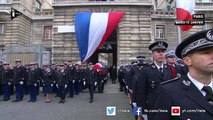 La nation rend hommage aux trois policiers tombés