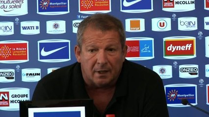MHSC - Courbis : «Si on peut faire une blague à nos amis Lyonnais...»