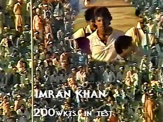 Rare Video....Imran Khan destroying India 1982-83 Pakistan Vs India Test Cricket Series