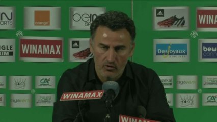 FOOT - L1 - ASSE - Galtier: «Heureux pour Gradel»