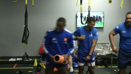 RUGBY - XV de FRANCE : La bonne ambiance