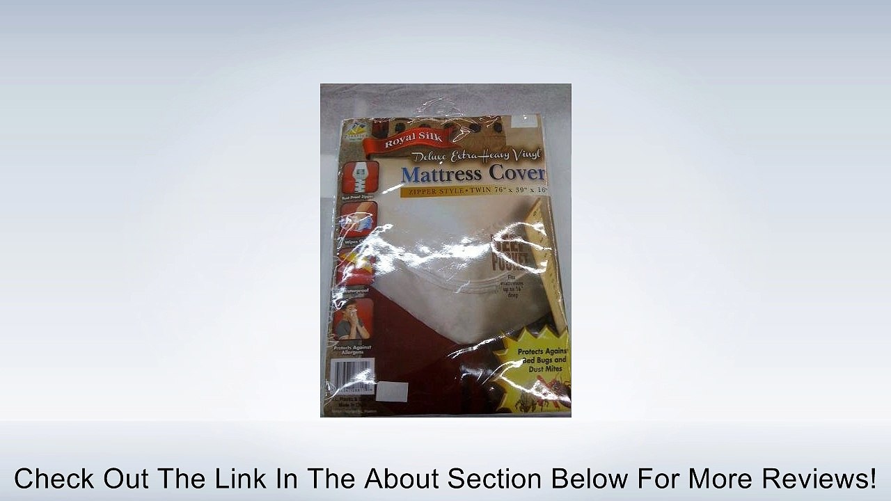 RL Plastics Royal Silk Extra Heavy Vinyl Deep Pocket Mattress Cover, 54-Inch by 76-Inch by 16-Inch, Full Review