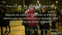 Réaction du Collectif à l'arrestation des avocats du procès des 35 militants abertzale à Madrid