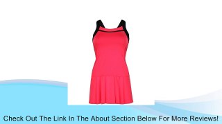 K-Swiss Women's Wide Strap Dress - Rouge Red/Black (XS) Review