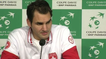 TENNIS - COUPE DAVIS - Federer : «On va faire le maximum pour gagner !»