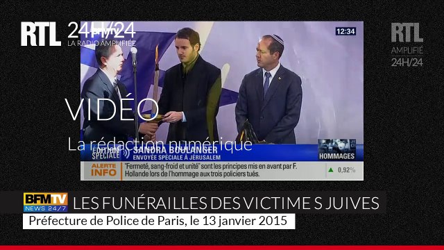 Les funérailles des victimes de l'Hyper Cacher, en Israël