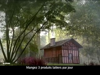 CNIEL (Centre national interprofessionnel de l'économie laitière) - produits laitiers, "Trois produits laitiers par jour" - janvier 2012