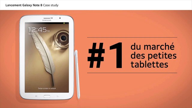Cheil France pour Samsung Electronics France - tablette Samsung Galaxy Note 8, Edition originale - avril 2013
