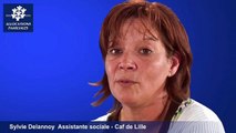 Caisse Nationale d'Allocations Familiales - site caf.fr - La lutte contre la précarité Sylvie Delannoy Assistante Sociale CAF Lille