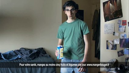 Danao - jus de fruits au lait DanaoMix - mai 2009 - "C'est de l'énergie, faites-en ce que vous voulez", La mouche