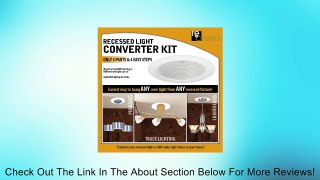 Recesso 10570 Universal Twist and Lock Recessed Light Converter Kit Review