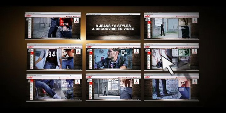 Célio - vêtements et accessoires pour homme, Denim departement, jeans.celio.com - octobre 2011