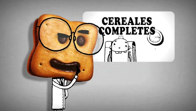 BN (United Biscuits) - biscuits BN - août 2009 - La différence a du bon. , Céréales complètes