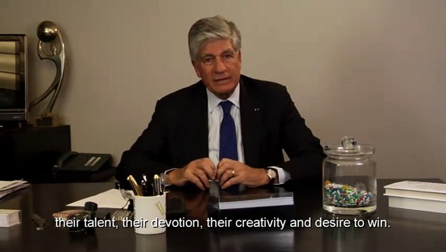 Carte de voeux interne de Maurice Lévy, président de Publicis, pour 2011, en chinois