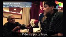 Maradona donne des nouvelles de son ami Fidel Castro