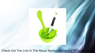 Green Plastic DIY Homemade Facing Mask Brush Stick Set Review