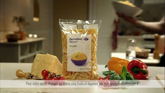 Carrefour - produits Carrefour Discount - mai 2009 - Les prix bas, c'est chez Carrefour et c'est tous les jours , 20s, Patrick/Mario, pâtes