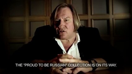 Cvstos - montres, «Fier d'être russe, avec Gérard Depardieu» - décembre 2014