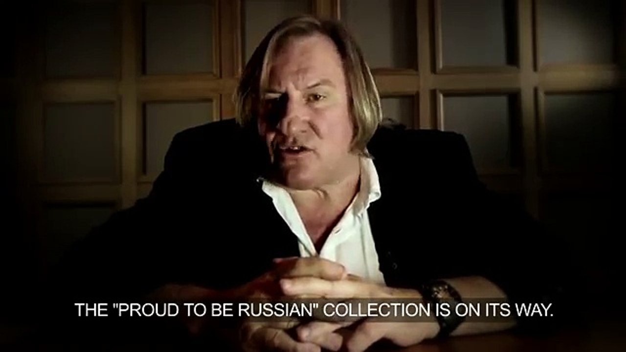 Cvstos - montres, «Fier d'être russe, avec Gérard Depardieu» - décembre 2014