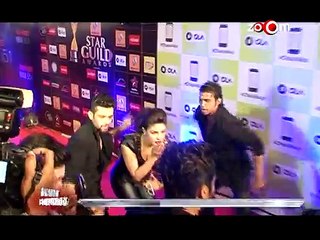 Bollywood stars at an awards night