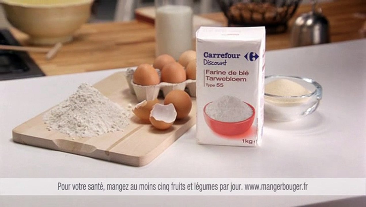 Carrefour - produits Carrefour Discount - mai 2009 - "Les prix bas, c'est chez Carrefour et c'est tous les jours", 20s, Pierrette, farine