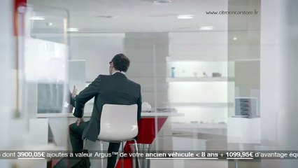 Citroën - voiture, "Les offres renversantes, La chaise" - mars 2012