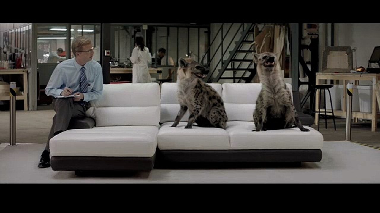 Cuir Center - canapés et fauteuils, "Torture tests" - septembre 2012 - "Hyènes rieuses"