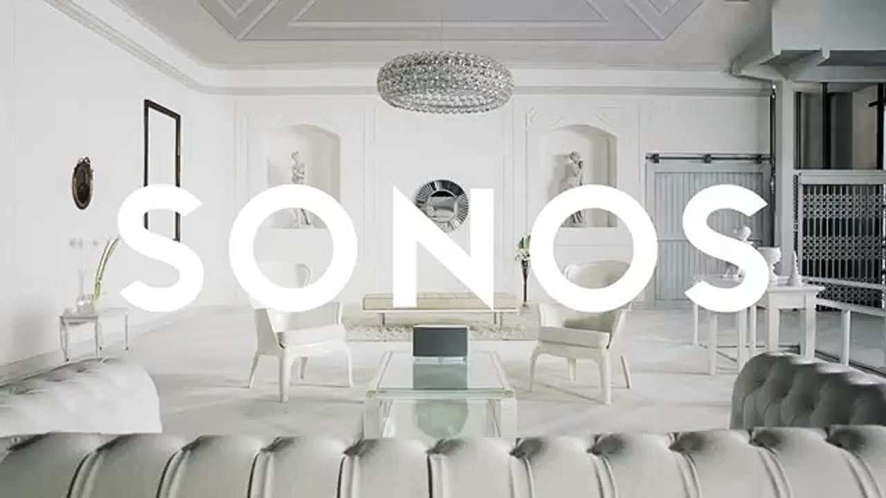 72 and Sunny pour Sonos - enceintes audio, «Music can transform your home» - octobre 2014 - explosions