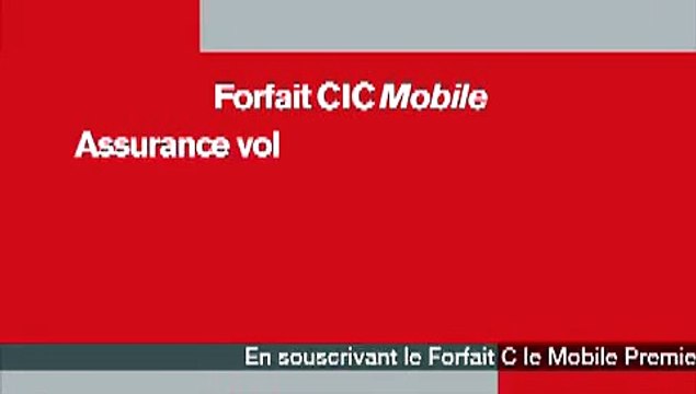 CIC - CIC Mobile - mars 2009 - Parce que le monde bouge , Prenez votre téléphone dans une banque , typographie